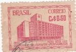 Sellos de America - Brasil -  Nueva Sede de Correos y Telégrafos-Pernambuco
