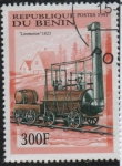 Sellos de Africa - Benin -  Locomotoras Antiguas: Locomoción 1825
