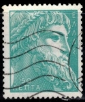 Stamps : Europe : Greece :  Arte griego antiguo (Zeus de Istiaea).