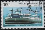 Stamps Benin -  Barcos: Hovercraft