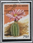 Stamps Benin -  Flores d' Cactus: Echinocereus