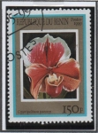 Stamps Benin -  Orquídeas: Cypripedium