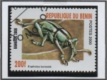 Stamps Benin -  Escarabajos: Eupholus bennetti