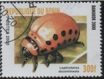 Stamps Benin -  Escarabajos: Leptnotarsa