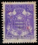 Stamps : Europe : Monaco :  Escudo nacional