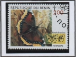 Stamps Benin -  Mariposas: Nymphalis