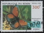 Stamps Benin -  Mariposas: Palaeochysophaus