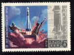 Stamps Russia -  15º Aniversario del lanzamiento primer satelite Spoutnik