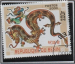 Stamps Benin -  Dragon