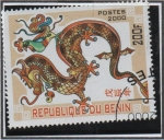 Sellos del Mundo : Africa : Benin : Dragon