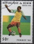 Stamps Benin -  Francia'98: Jugadas
