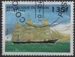 Stamps : Africa : Benin :  Veleros: The Torrens