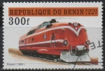 Stamps : Africa : Benin :  Locomotoras: Dieses 1960