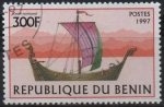 Stamps : Africa : Benin :  Barcos d