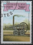 Stamps Benin -  Primeros Veiculos: Locomotora 1803