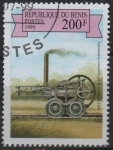 Sellos de Africa - Benin -  Primeros Veiculos: Locomotora 1803