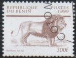 Stamps Benin -  Fauna Africana: León