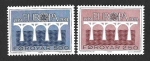 Stamps Denmark -  106-107 - XXV Aniversario de la Conferencia Postal de Correos y Telecomunicaciones. C.E.P.T. (ISLAS 