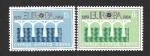 Stamps : Asia : Cyprus :  625-626 - XXV Aniversario de la Conferencia Postal de Correos y Telecomunicaciones. C.E.P.T. 