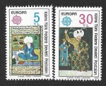 Stamps Turkey -  83-84 - Ebu-Suud Efendi y Sultan Selim II (REPÚBLICA TURCA DEL NORTE DE CHIPRE)