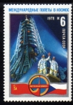 Stamps Russia -  Vuelos conjuntos Interkosmos:  Checoslovaquia