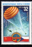 Stamps Russia -  Vuelos conjuntos Interkosmos:  Checoslovaquia