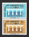 Stamps Turkey -  143ab - XXV Aniversario de la Conferencia Postal de Correos y Telecomunicaciones. C.E.P.T. (REP.TURC