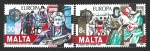Sellos de Europa - Malta -  614-615 - Acontecimientos Históricos