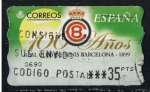 Sellos de Europa - Espa�a -  ATMS  10 años Real Club de Tenis de Barcelona