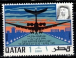 Stamps : Asia : United_Arab_Emirates :  Inauguración de la nueva compañía aérea "Gulf Aviation".