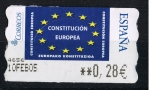 Stamps Spain -  ATMS  Constitución Europea