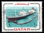 Stamps United Arab Emirates -  Cisterna - Industria petrolera.