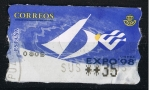 Sellos de Europa - Espa�a -  ATMS Lisboa  Expo  98