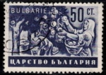 Stamps Bulgaria -  Economía búlgara-Recogiendo manzanas.