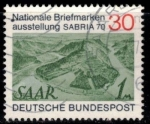 Stamps Germany -  Exposición Nacional de Sellos Sabria 1970 en Saarbrücken