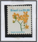Stamps Brazil -  Flores: Casia macrantera