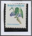 Sellos de America - Brasil -  Flores: Clitoria fairchaldia