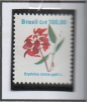 Stamps Brazil -  Flores: Erythirina