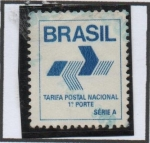 Sellos de America - Brasil -  Tarifa Postal