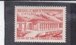 Stamps Brazil -  Usina de Salto Grande- Hidroeléctrica