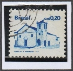 Stamps Brazil -  Iglesia Sra.d' l' Asuncion