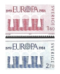 Stamps Sweden -  1486-1487 - XXV Aniversario de la Emisión 