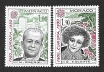 Stamps Monaco -  1227-1228 - Marcel Pagnol y Sidonie-Gabrielle Colette