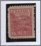 Stamps Brazil -  Agricultura