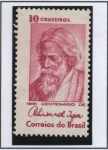 Sellos de America - Brasil -  Rabindranath Tagore