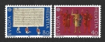 Stamps Switzerland -  715-716 - Hechos Históricos