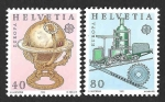 Stamps Switzerland -  731-732 - Inventos