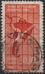 Stamps Brazil -  Mapa de Sudamérica