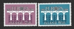 Sellos de Europa - Islandia -  588-589 - XXV Aniversario de la Conferencia Postal de Correos y Telecomunicaciones. C.E.P.T. 