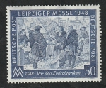 Stamps Germany -  55 - Feria de Leipzig